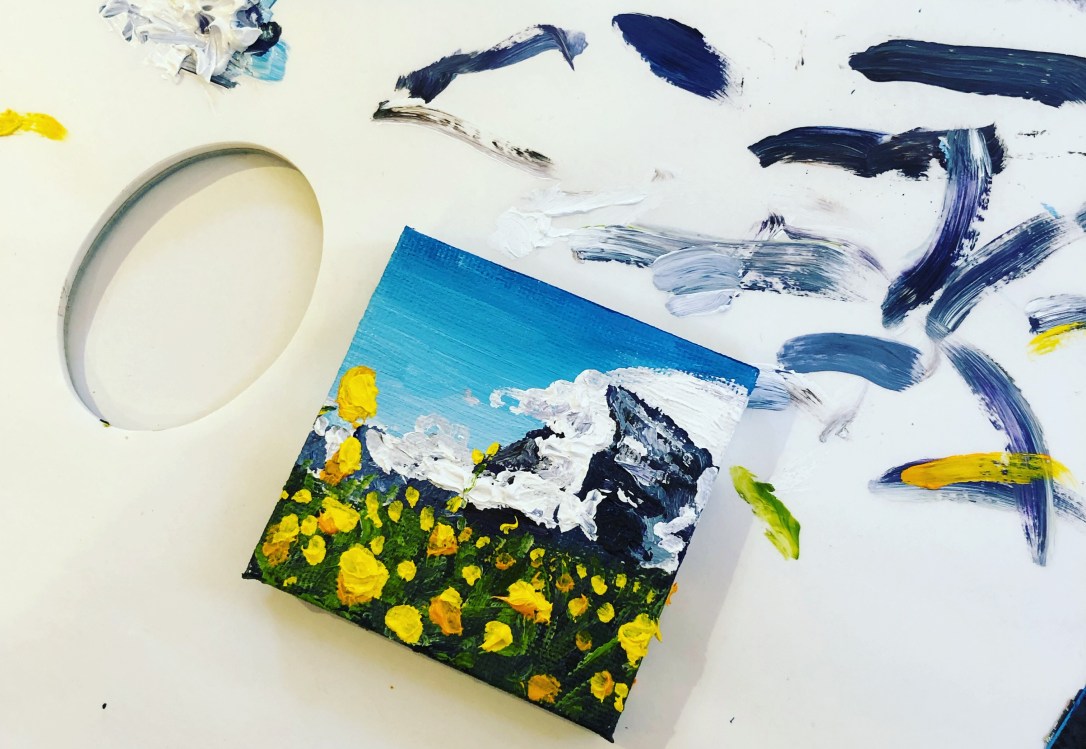 mini eiger on palette small.JPG